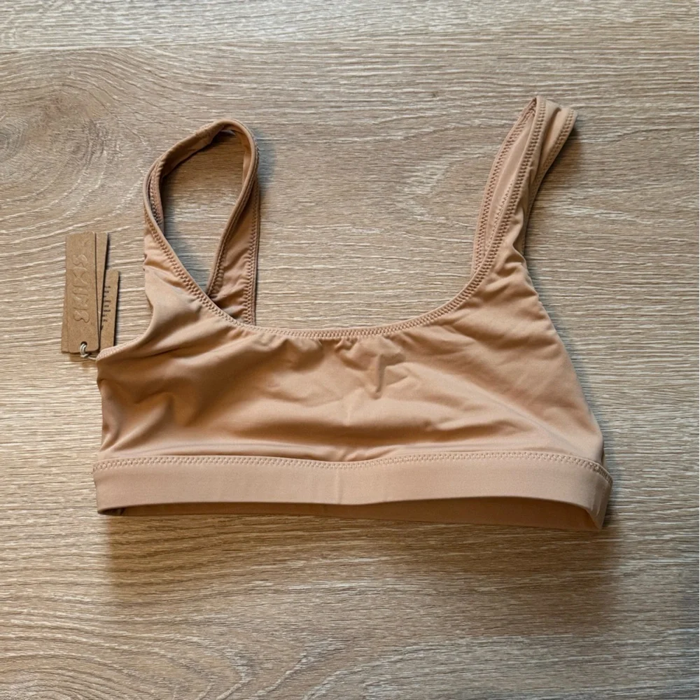 Skims tank bikini top ochre xxs